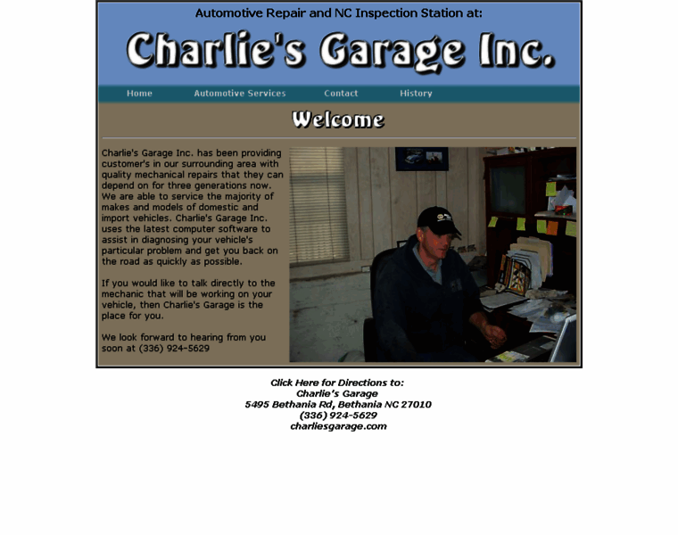 Charliesgarage.com thumbnail