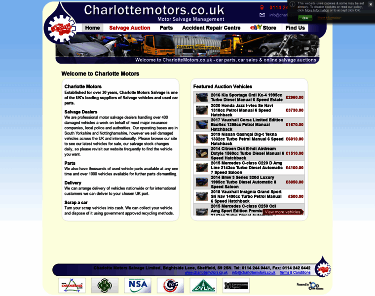 Charlottemotors.co.uk thumbnail