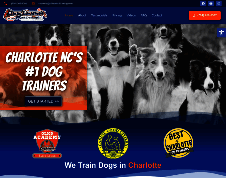 Charlotteoffleashdogtrainers.com thumbnail