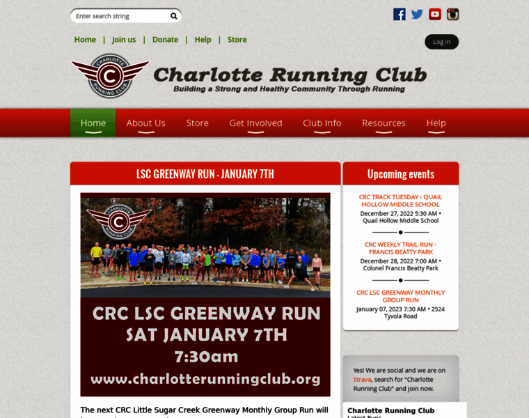 Charlotterunningclub.org thumbnail