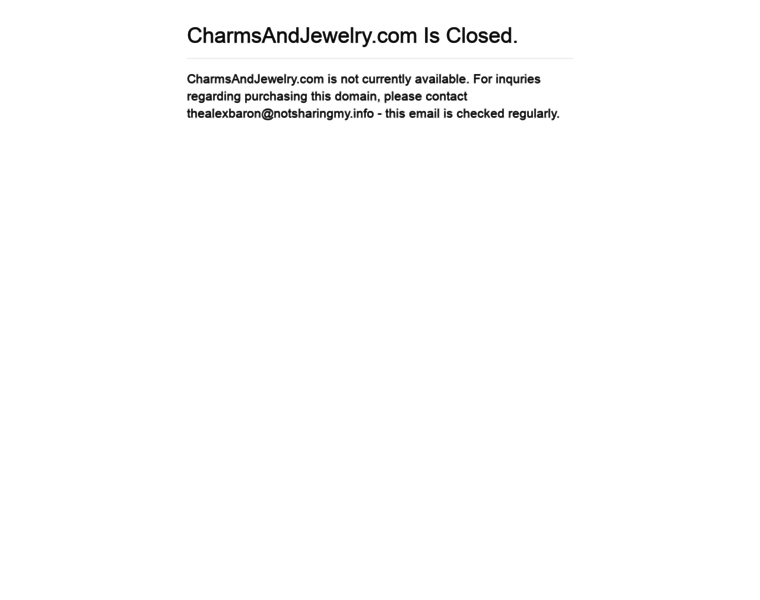 Charmsandjewelry.com thumbnail