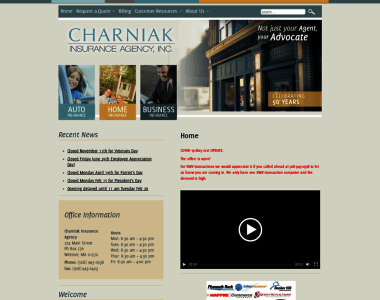 Charniakinsurance.com thumbnail