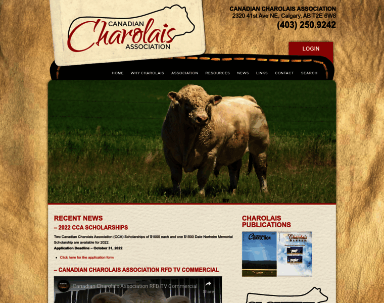 Charolais.com thumbnail