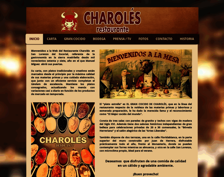 Charolesrestaurante.com thumbnail