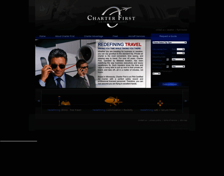 charter-first.com at WI. Charter First - Air Travel Specialists