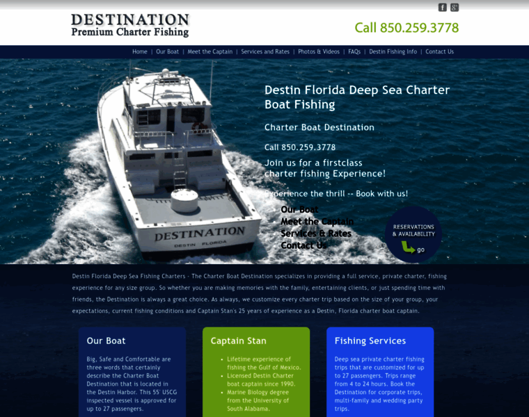 Charterboatdestination.com thumbnail