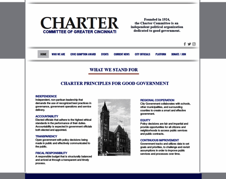 Chartercommittee.org thumbnail