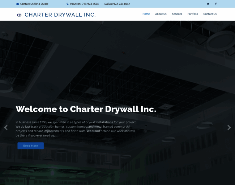 Charterdrywall.com thumbnail