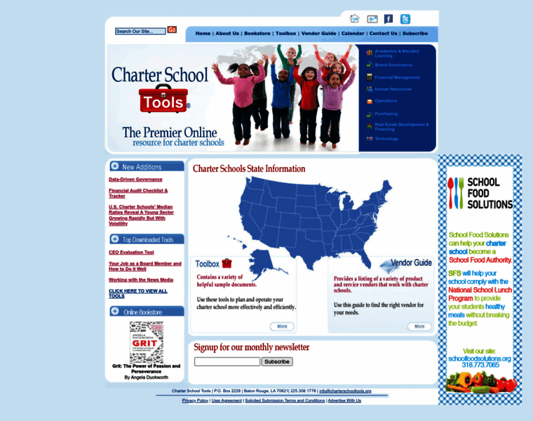Charterschooltools.org thumbnail