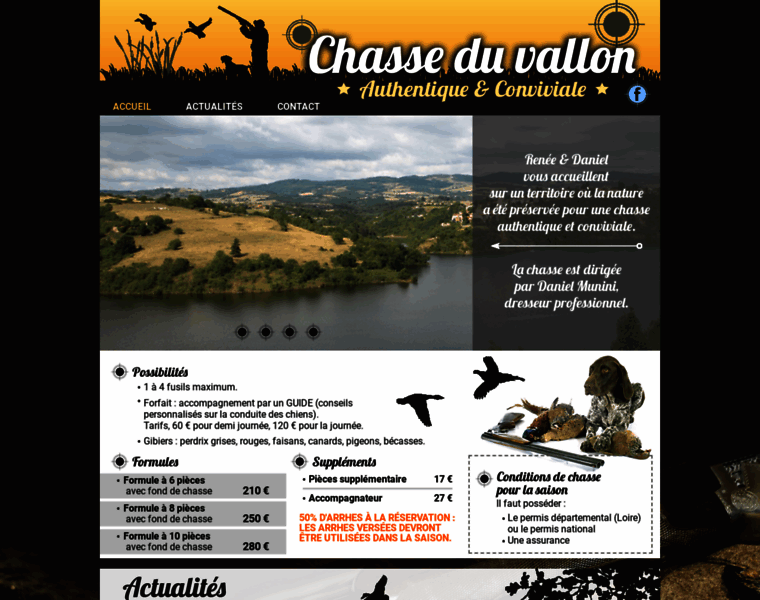 Chasseduvallon.fr thumbnail
