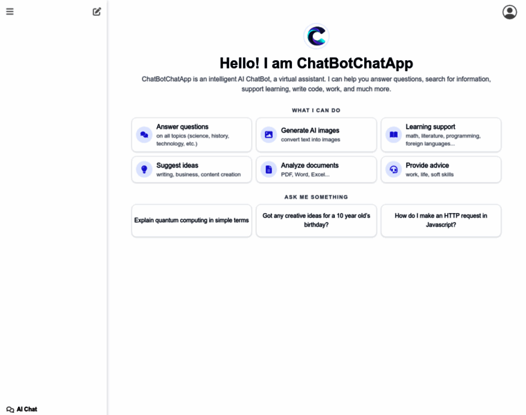 Chatbotchatapp.com thumbnail Chatbotchatapp.com thumbnail