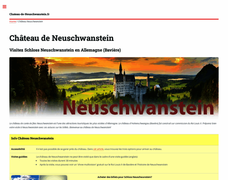 Chateau-de-neuschwanstein.fr thumbnail