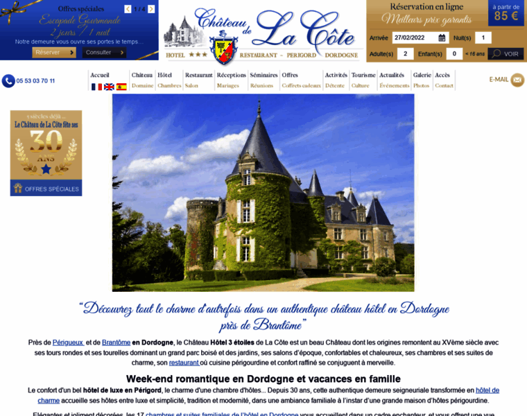 Chateau-hotel-dordogne.fr thumbnail