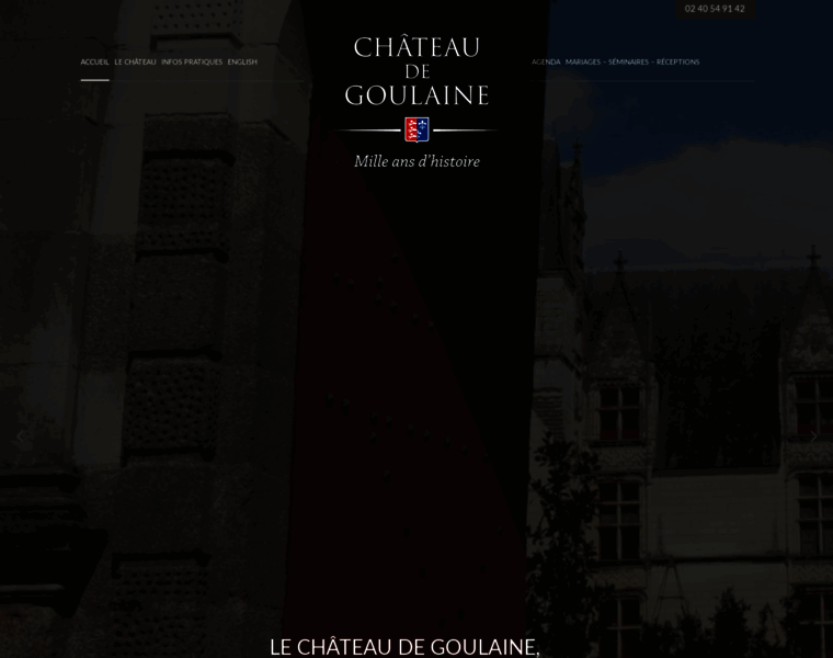 Chateaudegoulaine.fr thumbnail