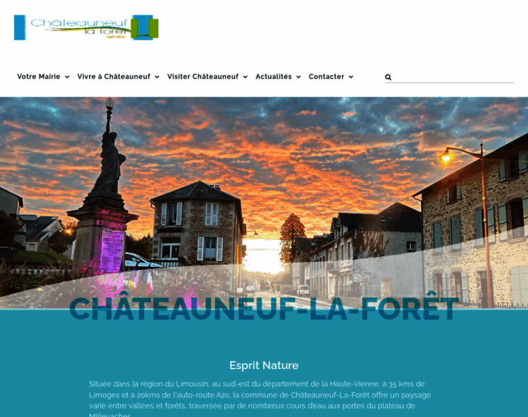 Chateauneuf-la-foret.fr thumbnail