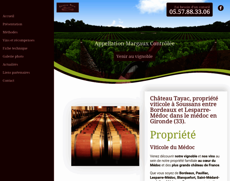 Chateautayac-margaux.com thumbnail