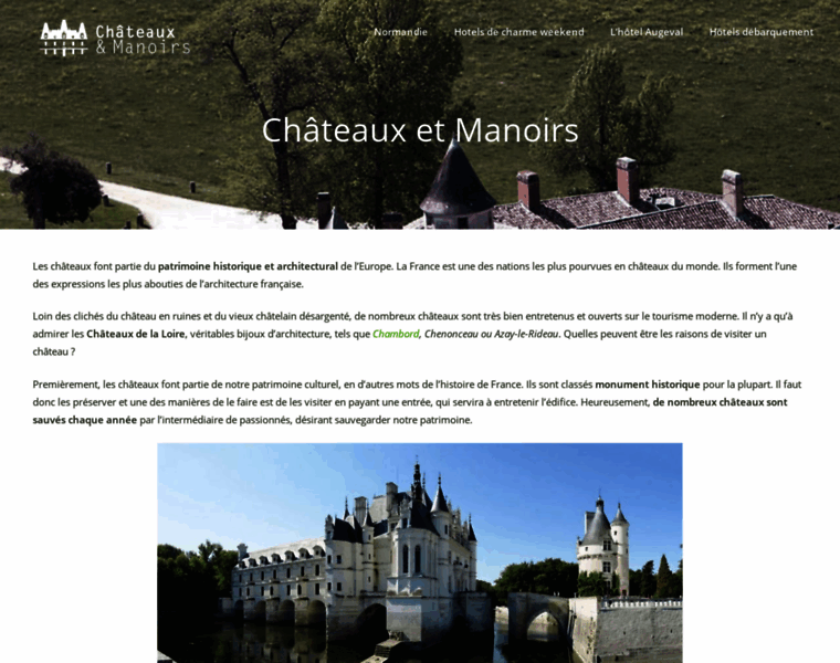 Chateaux-manoirs.fr thumbnail