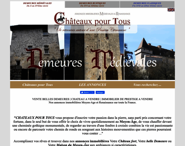 Chateauxpourtous.fr thumbnail