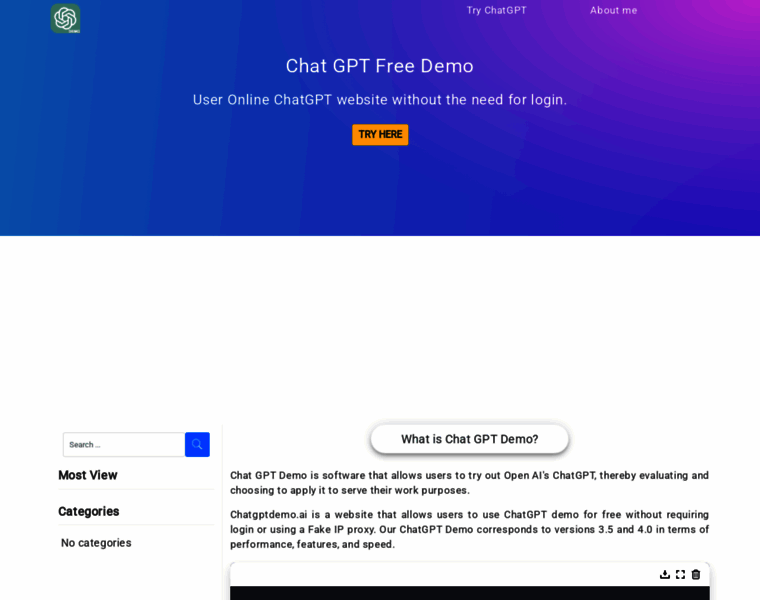 Chatgptdemo.ai thumbnail