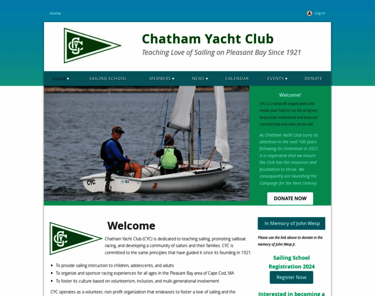 Chathamyachtclub.org thumbnail