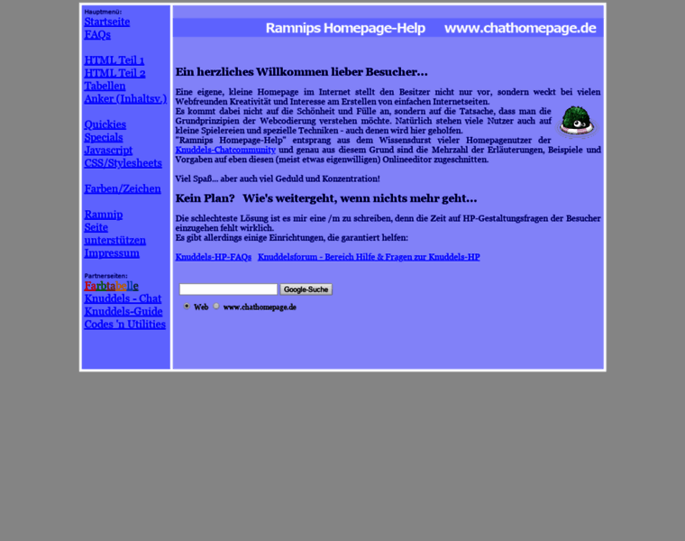 Chathomepage.de thumbnail