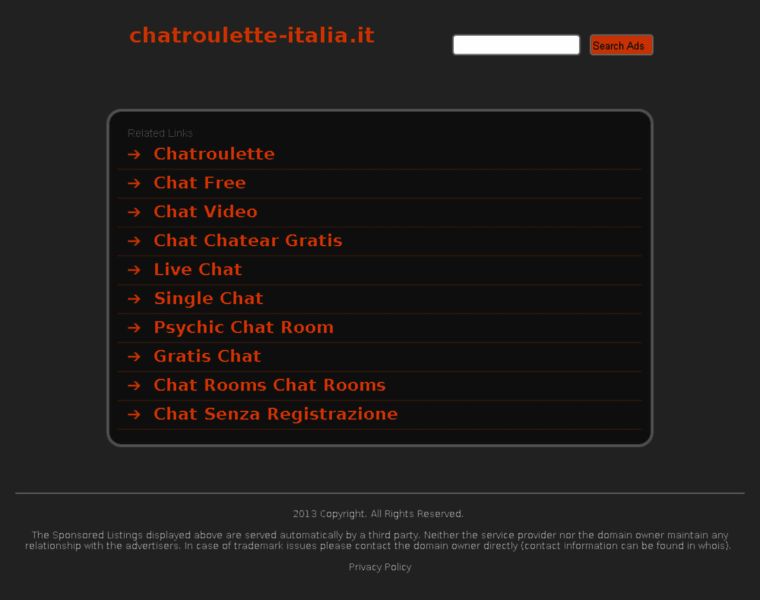 Chatroulette-italia.it thumbnail