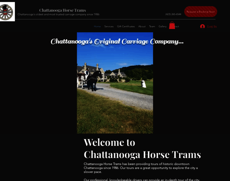 Chattanoogahorsetrams.com thumbnail