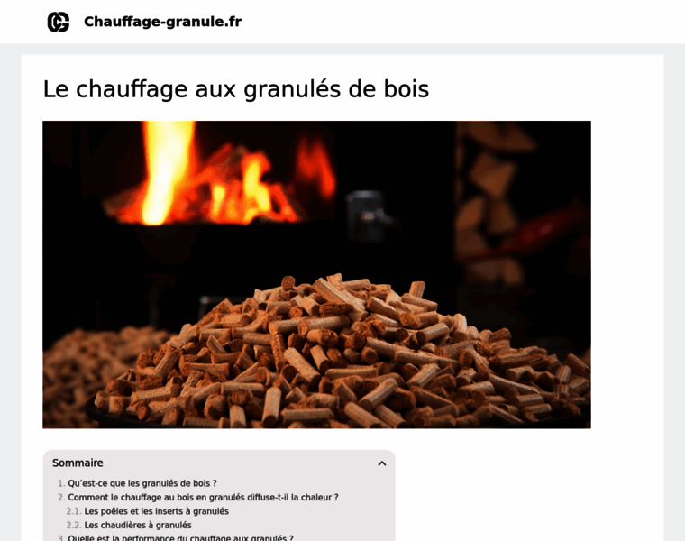 Chauffage-granule.fr thumbnail