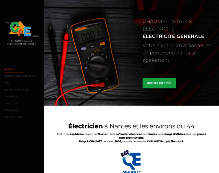 Chaumetpatryck-electricite.fr thumbnail