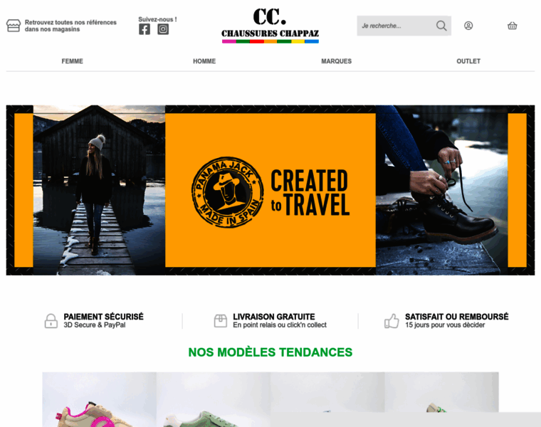 Chaussureschappaz.com thumbnail