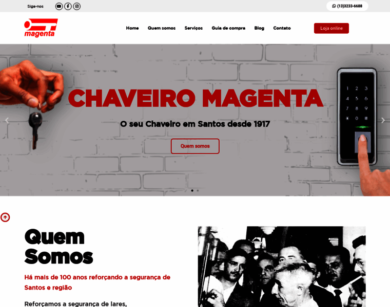 Chaveiromagenta.com.br thumbnail