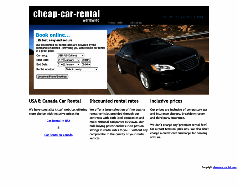 Cheap-car-rental-worldwide.com thumbnail