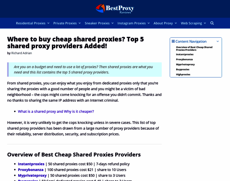 Cheapprivateproxy.com thumbnail