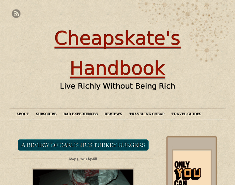 Cheapskateshandbook.com thumbnail