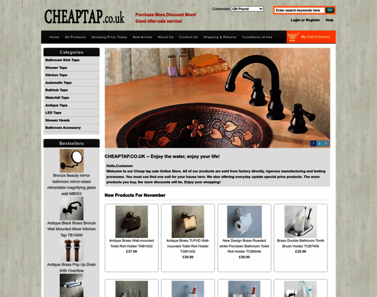 Cheaptap.co.uk thumbnail