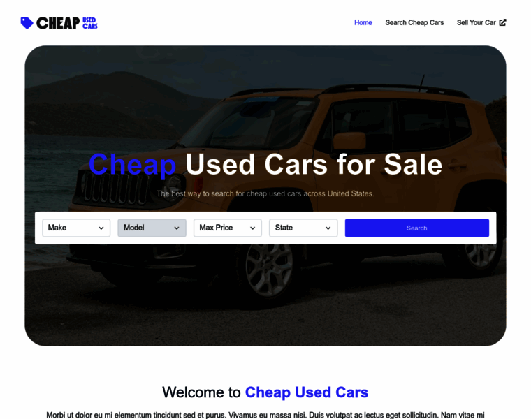 Cheapusedcars.com thumbnail