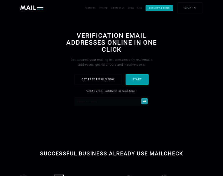 Check-emails.com thumbnail