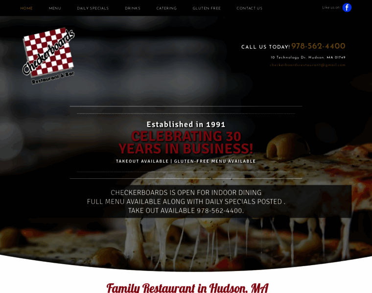 Checkerboardsrestaurant.com thumbnail