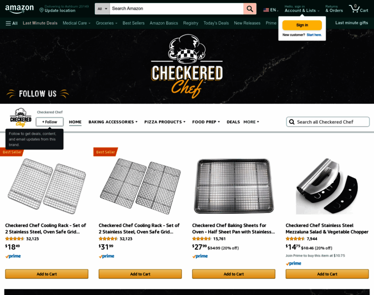 Checkeredchef.com thumbnail