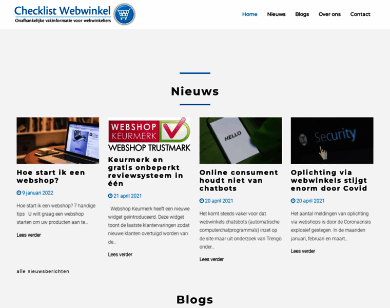Checklistwebwinkel.nl thumbnail