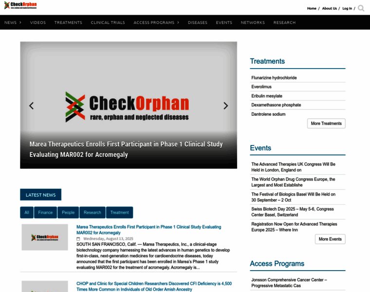 Checkorphan.org thumbnail