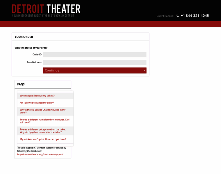Checkout.detroittheater.org thumbnail