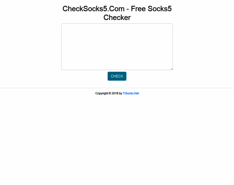 Checksocks5.com thumbnail