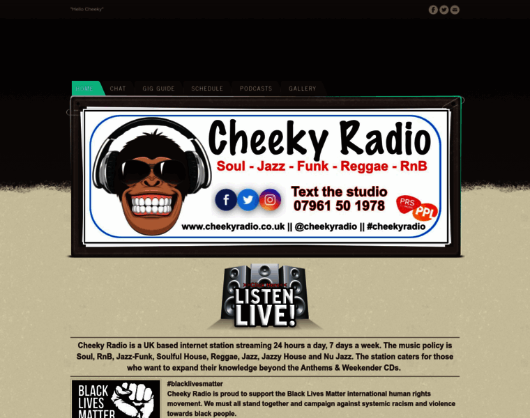 Cheekyradio.co.uk thumbnail