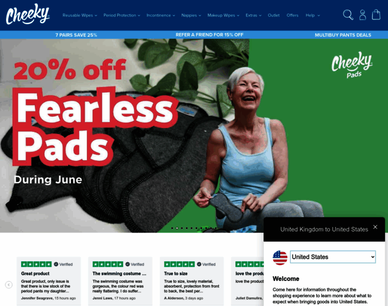 Cheekywipes.com thumbnail
