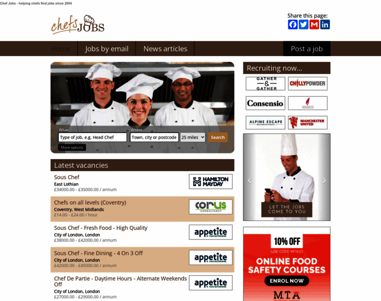 Chef-jobs.co.uk thumbnail