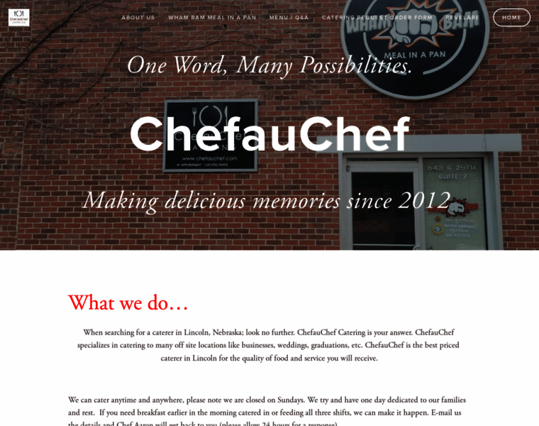 Chefauchef.com thumbnail
