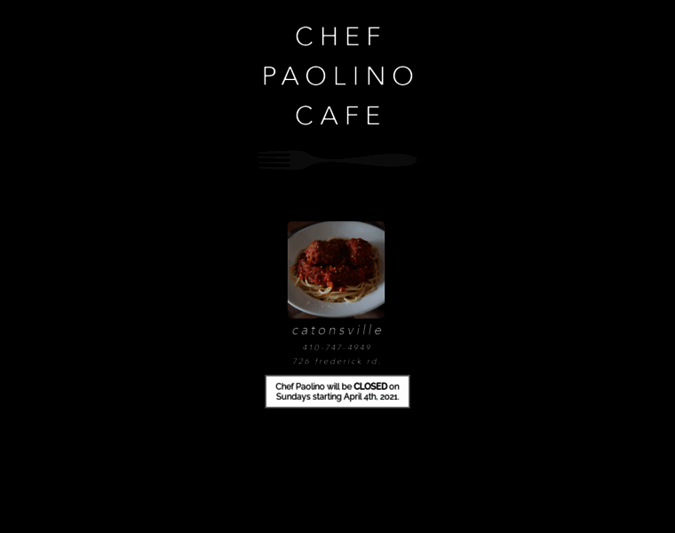 Chefpaolinoscafe.com thumbnail