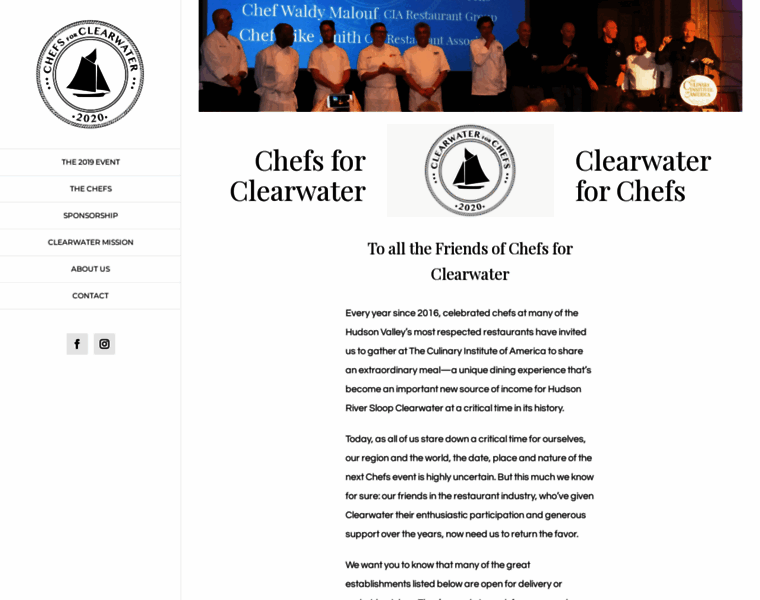 Chefsforclearwater.org thumbnail