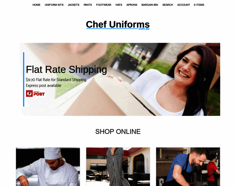 Chefuniforms.com.au thumbnail